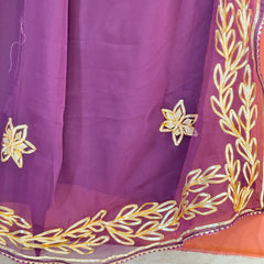 GOTA PATTI ROYAL GEORGETTE SAREE