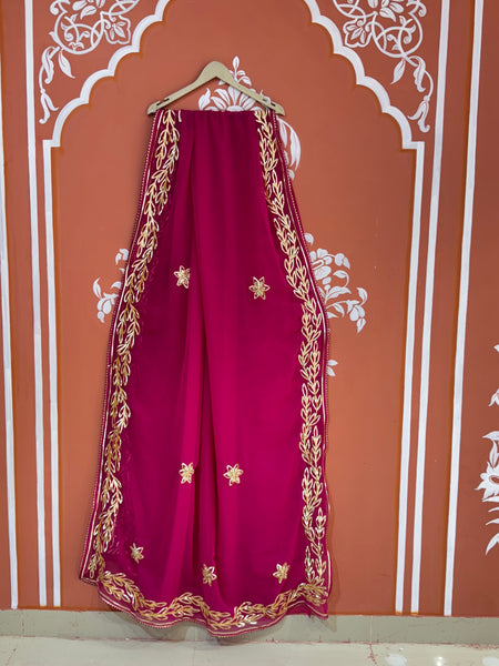 GOTA PATTI ROYAL GEORGETTE SAREE