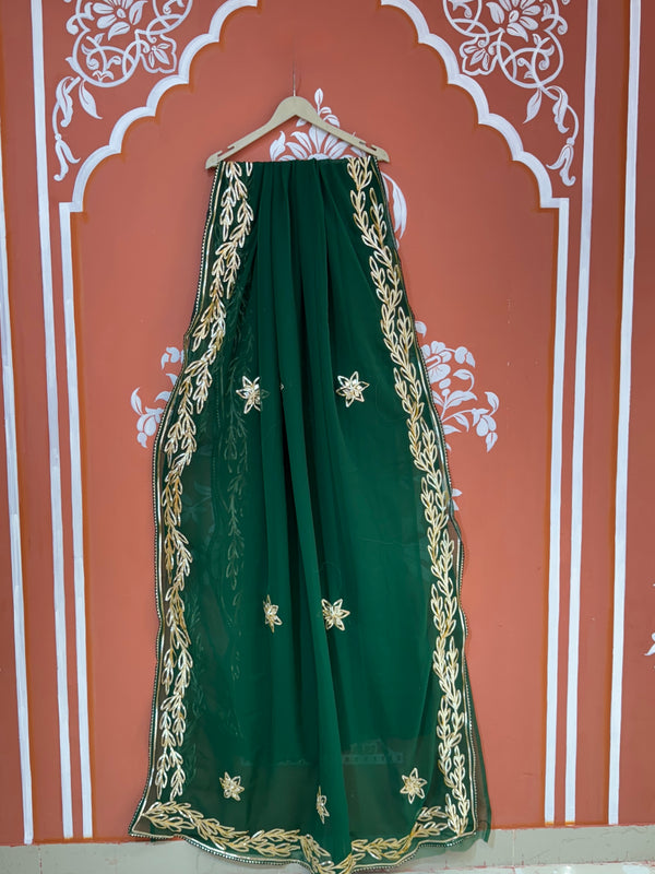 GOTA PATTI ROYAL GEORGETTE SAREE