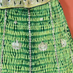 SHIBORI BHANDEJ GOTA PATTI CHINON LEHENGA