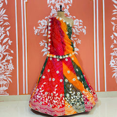 BHANDEJ MACHINE GOTA WORK LEHENGA