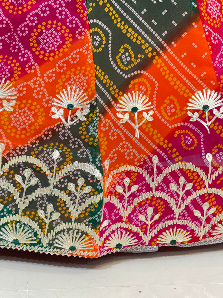 BHANDEJ MACHINE GOTA WORK LEHENGA