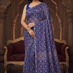 KOTA DORIYA AJRAK SAREE