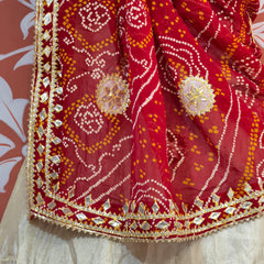 GOTA PATTI COSMOS TISSUE KACHI PATTI LEHENGA