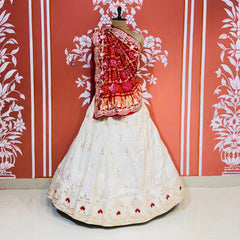 GAZI SILK HANDWORK LEHENGA