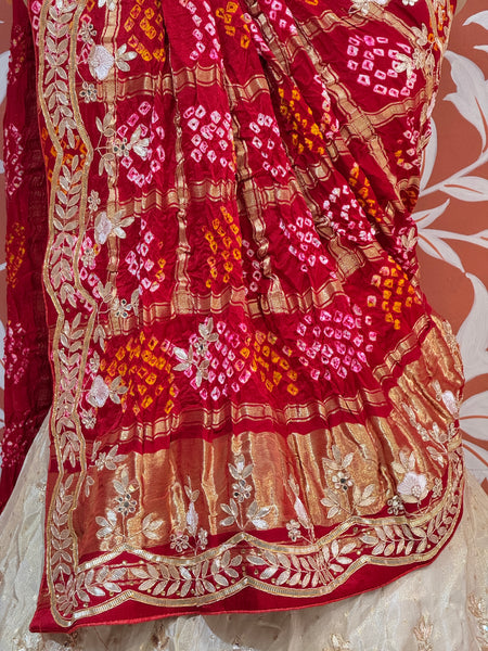GAZI SILK HANDWORK LEHENGA