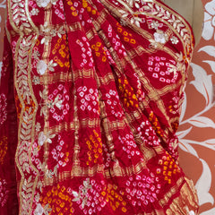 GAZI SILK HANDWORK LEHENGA