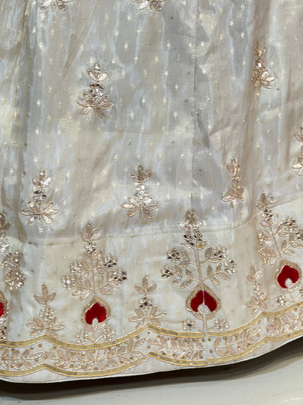 GAZI SILK HANDWORK LEHENGA