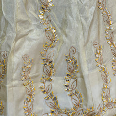 GOTA PATTI COSMOS TISSUE KACHI PATTI LEHENGA