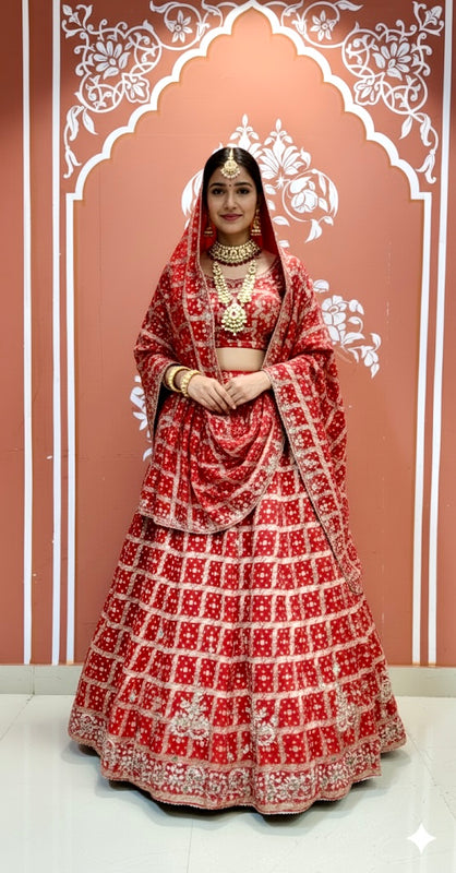 Zari Ghatchola Pure Georgette lehenga