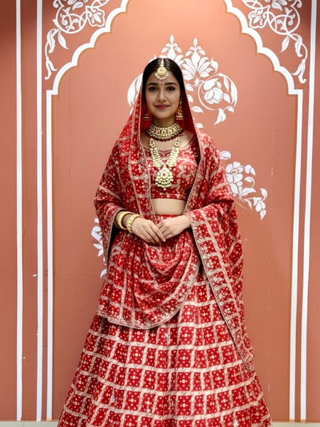 Zari Ghatchola Pure Georgette lehenga