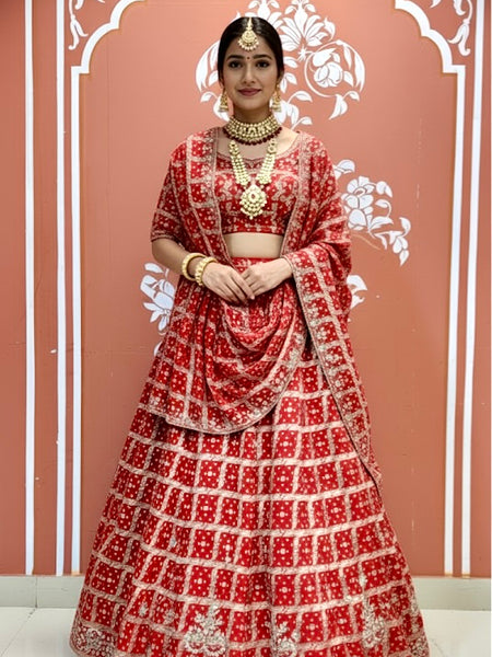 Zari Ghatchola Pure Georgette lehenga
