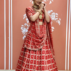 Zari Ghatchola Pure Georgette lehenga
