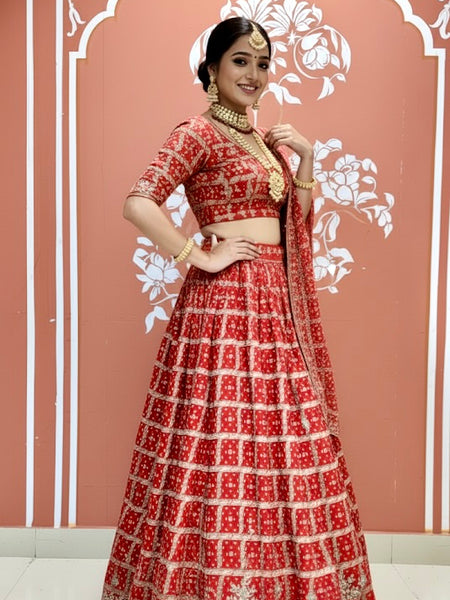 Zari Ghatchola Pure Georgette lehenga