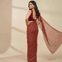KOTA DORIYA AJRAK SAREE
