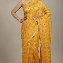 KOTA DORIYA AJRAK SAREE