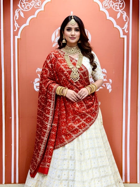 Zari Ghatchola Pure Georgette lehenga