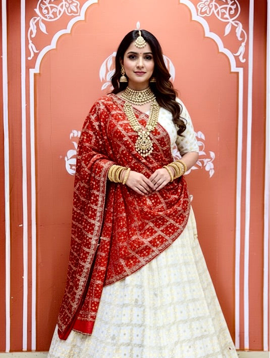 Zari Ghatchola Pure Georgette lehenga
