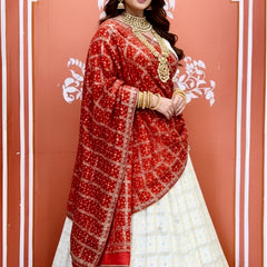 Zari Ghatchola Pure Georgette lehenga