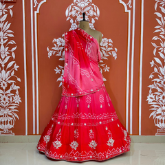 AARI GOTA PATTI CHINON BHANDEJ LEHENGA