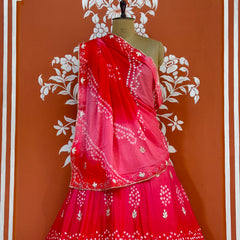 AARI GOTA PATTI CHINON BHANDEJ LEHENGA