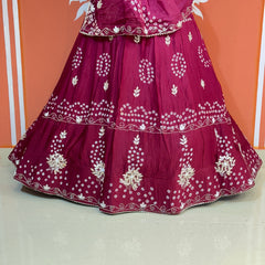 AARI GOTA PATTI CHINON BHANDEJ LEHENGA