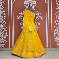 AARI GOTA PATTI CHINON BHANDEJ LEHENGA