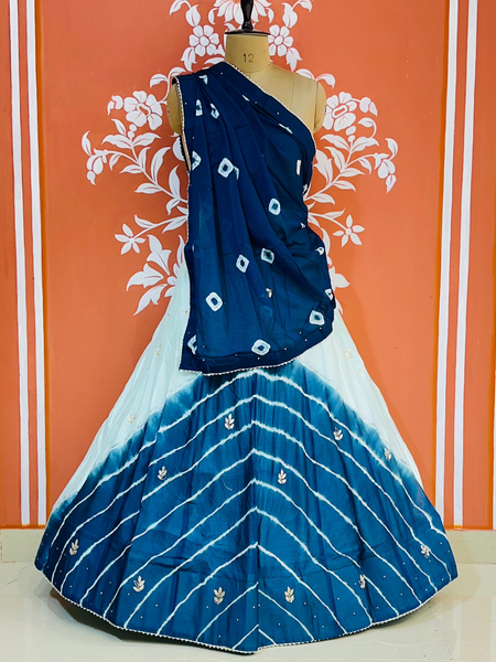 CHINON HANDWORK BHANDEJ LEHENGA