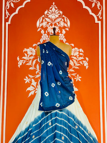 CHINON HANDWORK BHANDEJ LEHENGA