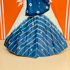 CHINON HANDWORK BHANDEJ LEHENGA