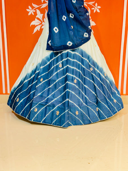 CHINON HANDWORK BHANDEJ LEHENGA