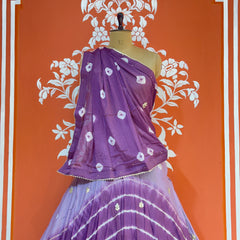 CHINON HANDWORK BHANDEJ LEHENGA