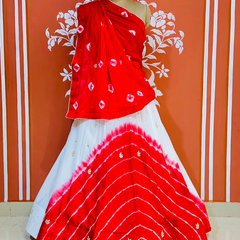 CHINON HANDWORK BHANDEJ LEHENGA