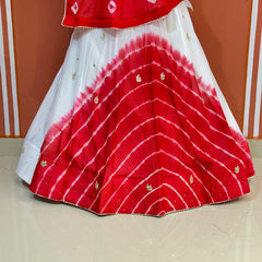 CHINON HANDWORK BHANDEJ LEHENGA