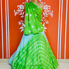 CHINON HANDWORK BHANDEJ LEHENGA