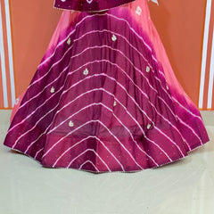 CHINON HANDWORK BHANDEJ LEHENGA