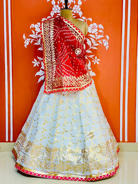GOTA PATTI KOTA DORIYA LEHENGA
