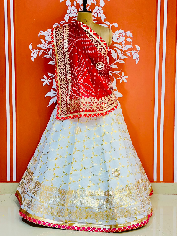 GOTA PATTI KOTA DORIYA LEHENGA
