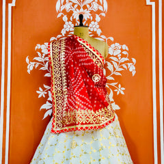 GOTA PATTI KOTA DORIYA LEHENGA