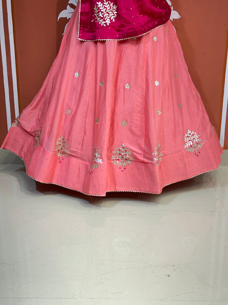 CHINON GOTA PATTI LEHENGA