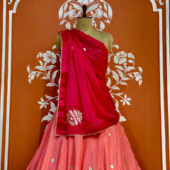 CHINON GOTA PATTI LEHENGA