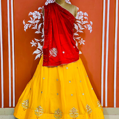 CHINON GOTA PATTI LEHENGA