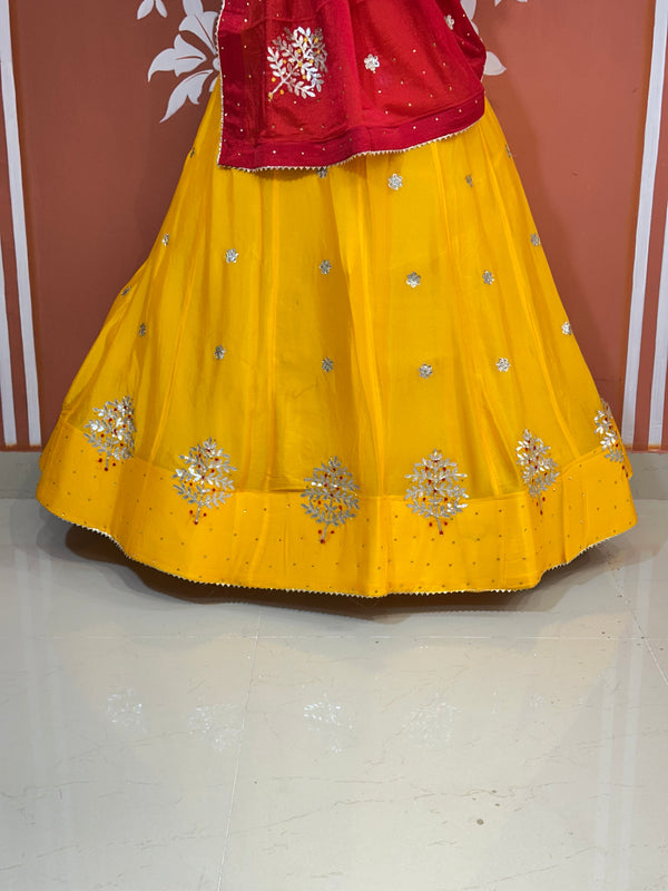 CHINON GOTA PATTI LEHENGA