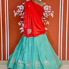 CHINON GOTA PATTI LEHENGA