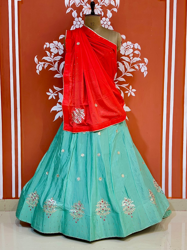 CHINON GOTA PATTI LEHENGA