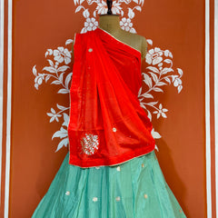 CHINON GOTA PATTI LEHENGA