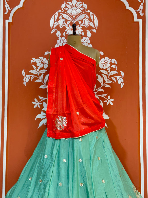 CHINON GOTA PATTI LEHENGA
