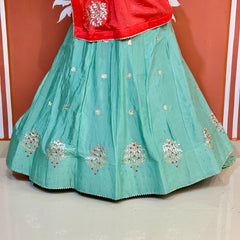 CHINON GOTA PATTI LEHENGA