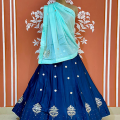CHINON GOTA PATTI LEHENGA