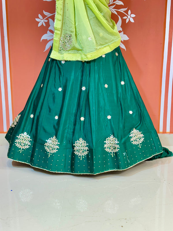 CHINON GOTA PATTI LEHENGA
